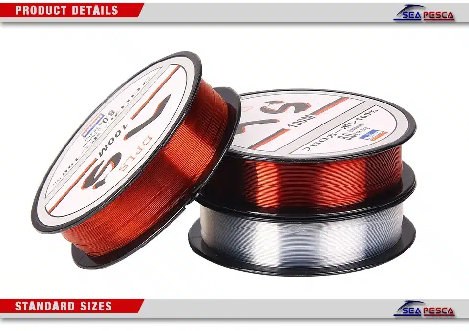 SEAPESCA 100m Super Strong Daiwa Nylon Fishing Line 2-40LB Monofilament Line Japan Main Line for Carp Fishing Tackle JK340 18