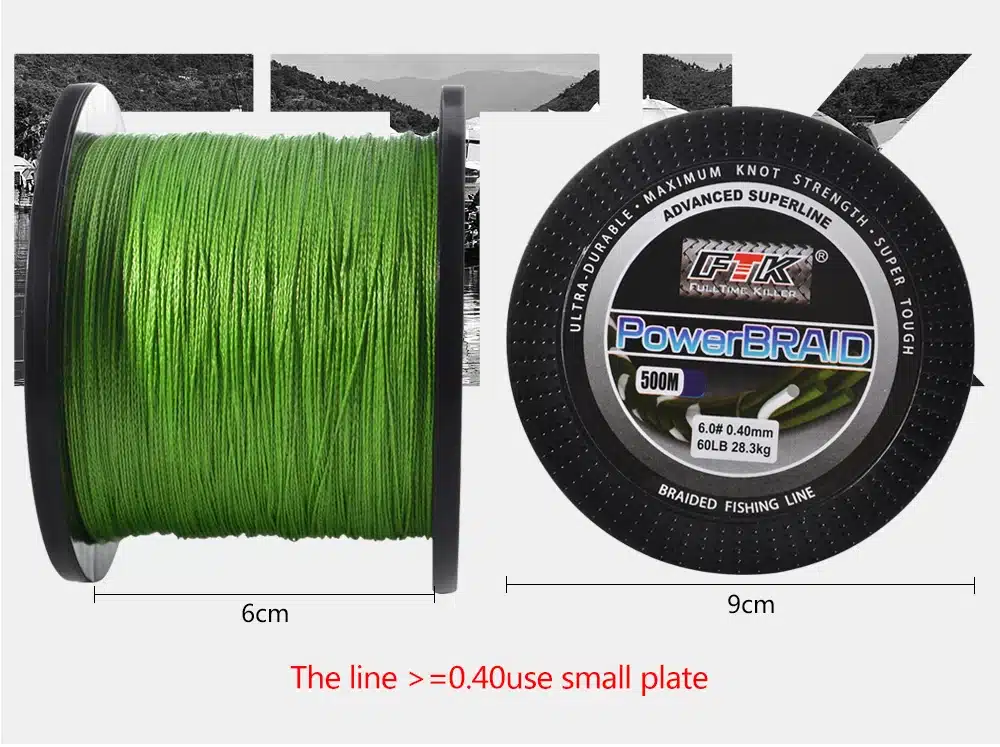 FTK 500M PE Braided Line Fishing cord 8-60LB 0.1-0.4mm 4 Strand Multifilament Fishing PE Braided Wire 500M Fishing line 9