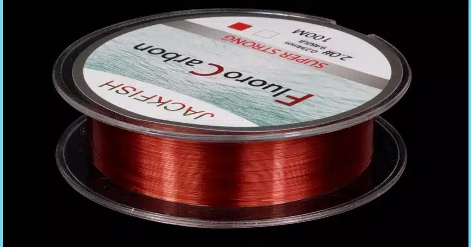 JACKFISH 100M Fluorocarbon Fishing Line red/clear two colors 4-32LB Carbon Fiber Leader Line fly fishing line pesca 12