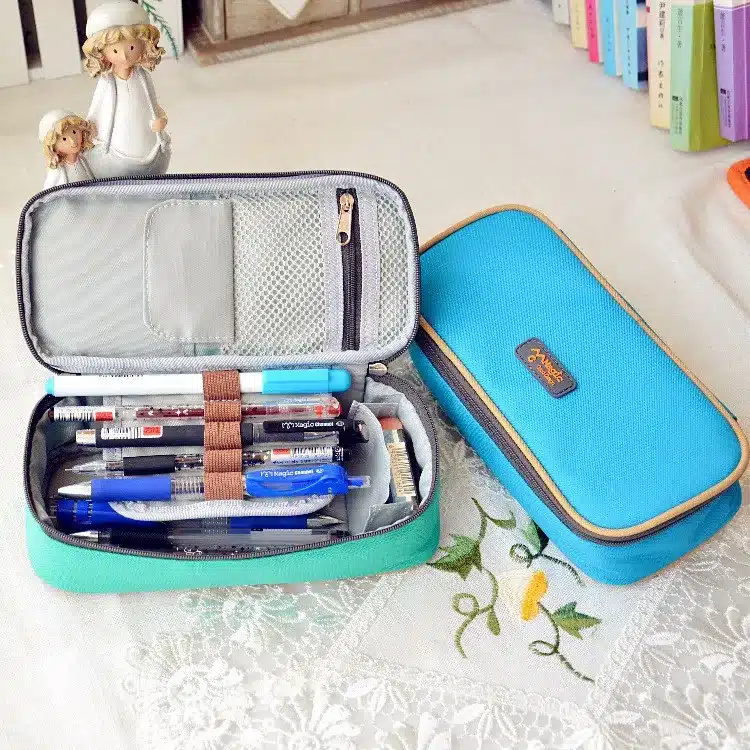 Korea Multifunction School Pencil Case & Bags Large Capacity Canvas Pen Curtain Box for Boy Girl Kids Gift Stationery Supplies 11