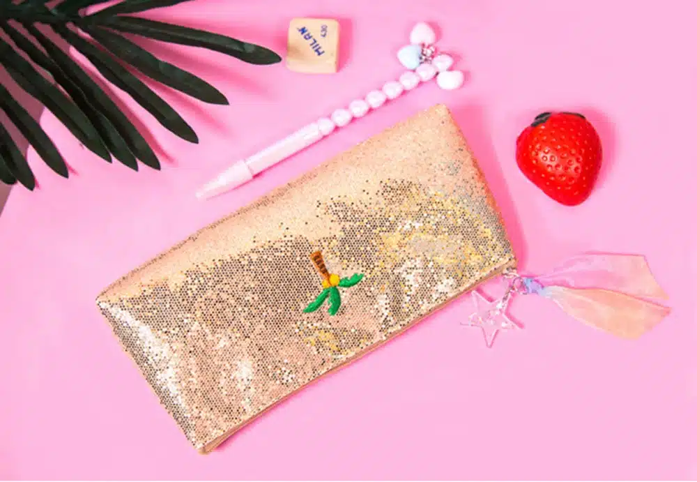Creative Unicorn Pencil Case Super Shiny PU Pencils Bags High Quality Stationery Pouch Office School Supplies 15