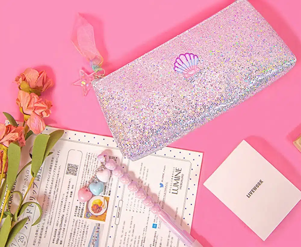 Creative Unicorn Pencil Case Super Shiny PU Pencils Bags High Quality Stationery Pouch Office School Supplies 27