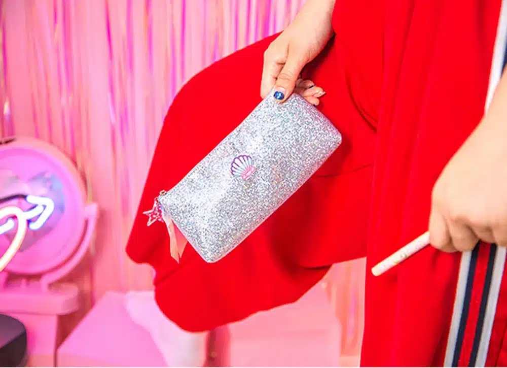 Creative Unicorn Pencil Case Super Shiny PU Pencils Bags High Quality Stationery Pouch Office School Supplies 28