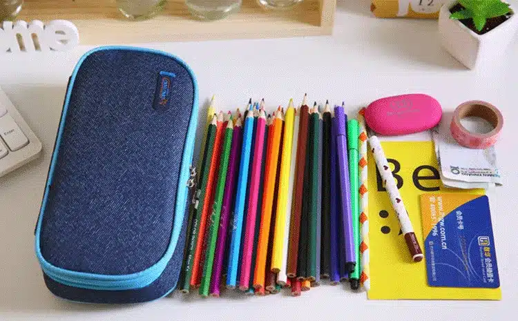 Korea Multifunction School Pencil Case & Bags Large Capacity Canvas Pen Curtain Box For Boy Students Gifts Stationery Supplies 11