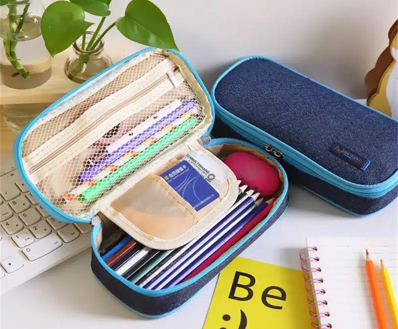 Korea Multifunction School Pencil Case & Bags Large Capacity Canvas Pen Curtain Box For Boy Students Gifts Stationery Supplies 17