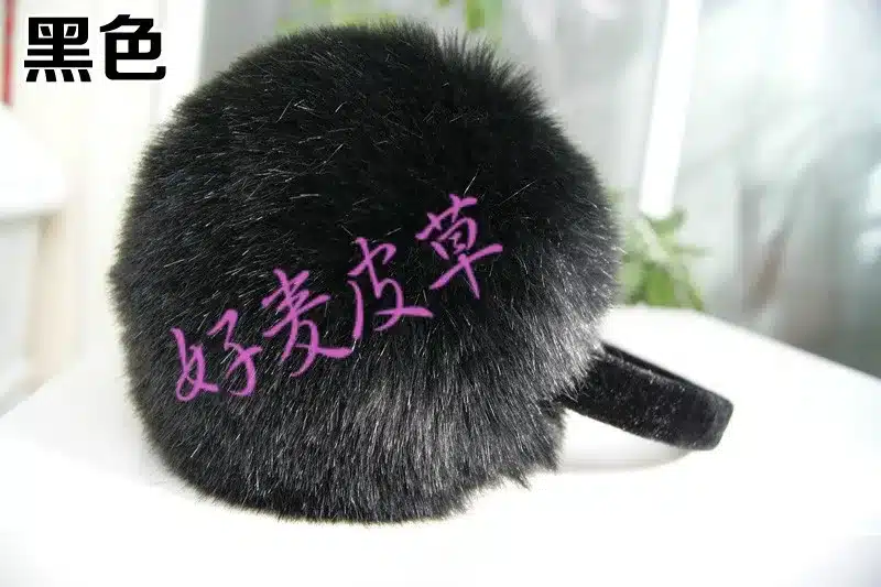 Winter earmuffs faux rabbit fox fur earmuffs plush ear multi-colored child thermal fur eamuffs cute girl cute earmuff 5