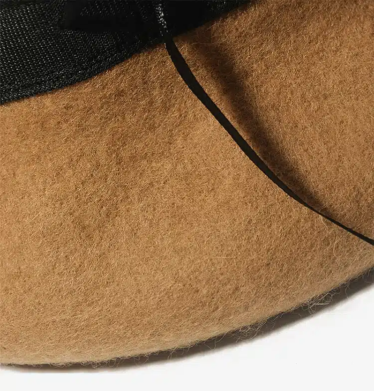 COKK Wool Beret Female Winter Hats For Women Flat Cap Knit 100% Cashmere Hats Lady Girl Berets Hat Female Bone Tocas Painter Hat 25