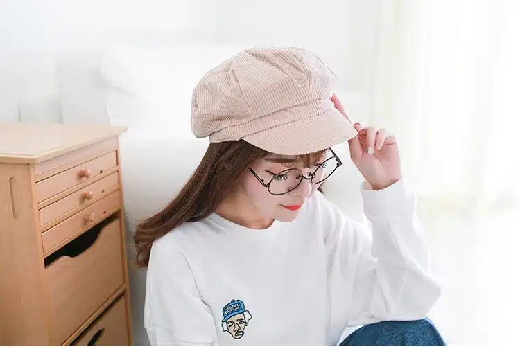 COKK Newsboy Cap Beret Women Vintage Beret Painter Winter Hats For Women Men Octagonal Caps Female Bone Male New Classic 16
