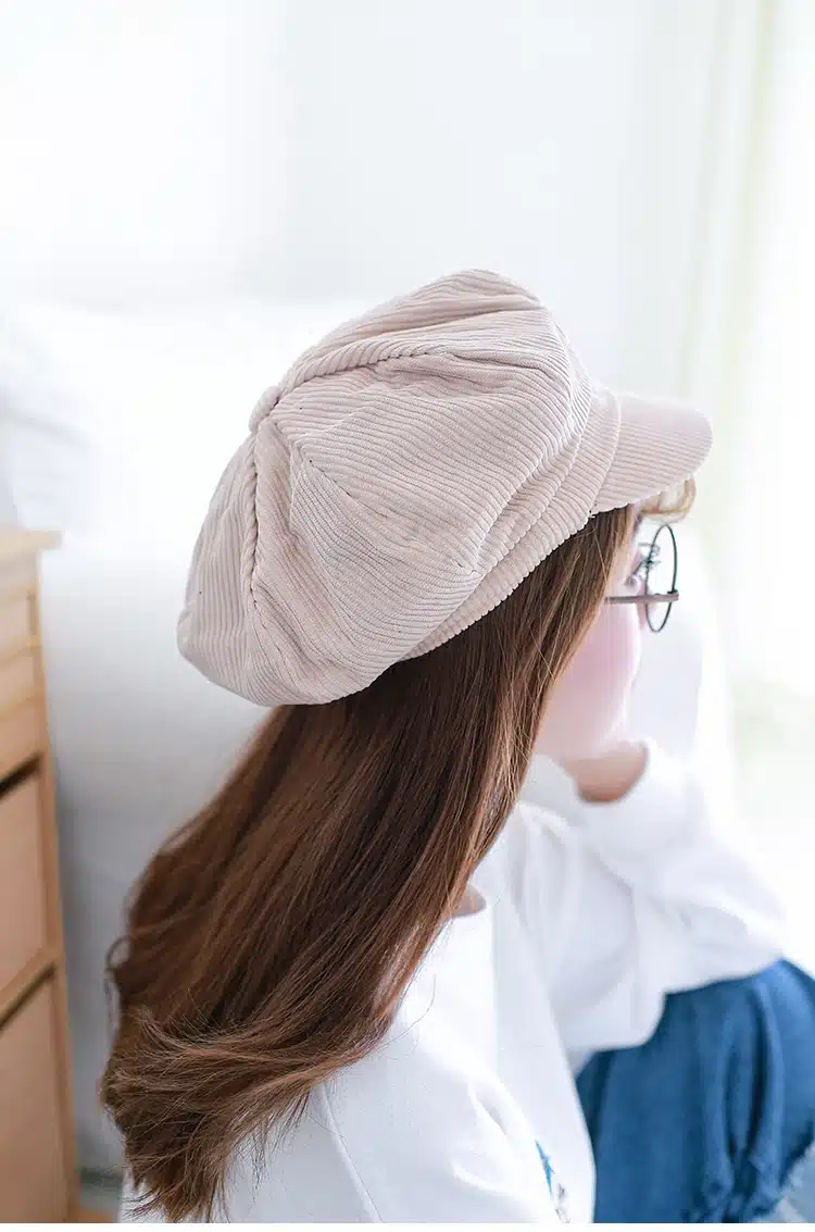 COKK Newsboy Cap Beret Women Vintage Beret Painter Winter Hats For Women Men Octagonal Caps Female Bone Male New Classic 18