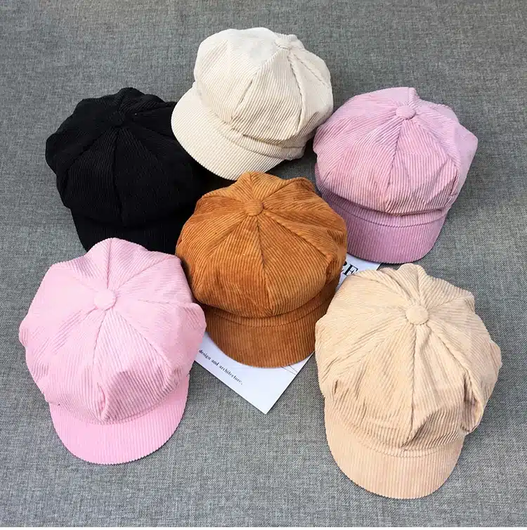 COKK Newsboy Cap Beret Women Vintage Beret Painter Winter Hats For Women Men Octagonal Caps Female Bone Male New Classic 22