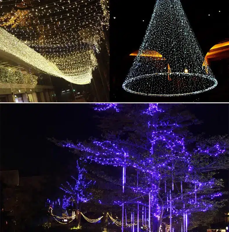 LED String 10M Waterproof 110V 220V 100 LED Fairy Light 9 Colors Christmas Gerlyanda Outdoor Garden Decoration Garland Halloween 14