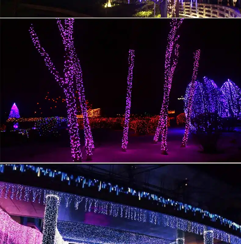 LED String 10M Waterproof 110V 220V 100 LED Fairy Light 9 Colors Christmas Gerlyanda Outdoor Garden Decoration Garland Halloween 15