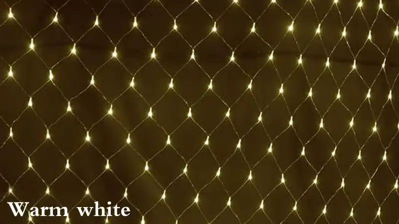 Tail Plug 3*2M 200 LED Wedding Garden New Year Net Mesh Garland LED Christmas Decoration Outdoor Fairy String Light EU Plug 220V 11