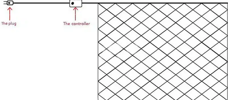 Tail Plug 3*2M 200 LED Wedding Garden New Year Net Mesh Garland LED Christmas Decoration Outdoor Fairy String Light EU Plug 220V 13