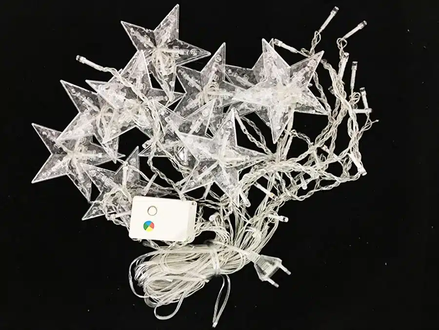 Led Christmas String Fairy lights Outdoor AC220V EU Plug Garland Lamp Decorations for Home Party Garden Wedding Holiday lighting 19