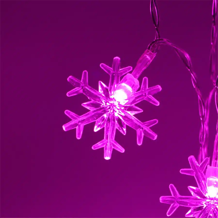Coversage 10M 100 Leds Fairy String Garland Christmas Tree Curtain Snow Outdoor Decorative Curtain Lights Luces Led Navidad 10