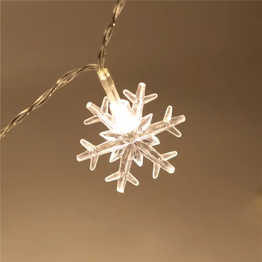 Coversage 10M 100 Leds Fairy String Garland Christmas Tree Curtain Snow Outdoor Decorative Curtain Lights Luces Led Navidad 11