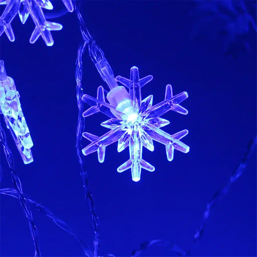 Coversage 10M 100 Leds Fairy String Garland Christmas Tree Curtain Snow Outdoor Decorative Curtain Lights Luces Led Navidad 12