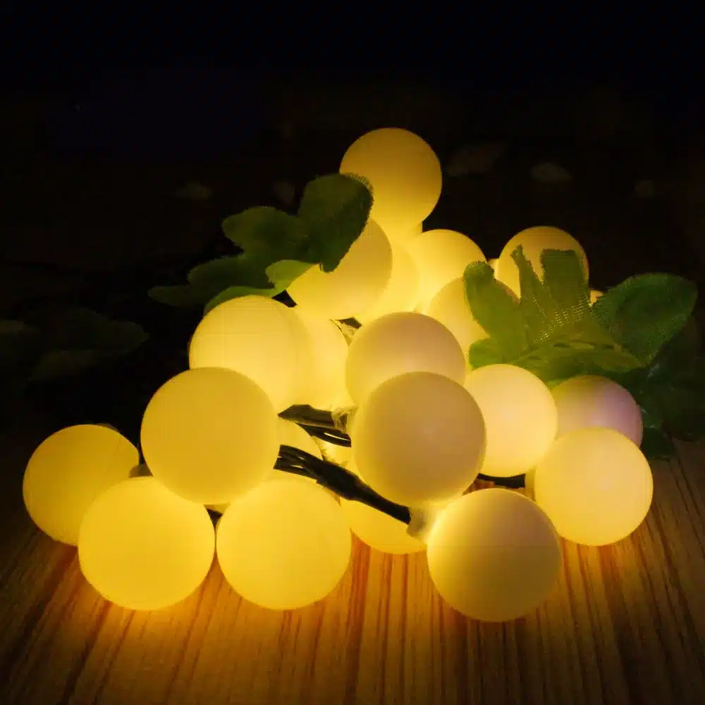 Multicolor 50Leds solar light series waterproof outdoor ball fairy string Holiday Xmas Garden Wedding Home decoration LED string 5