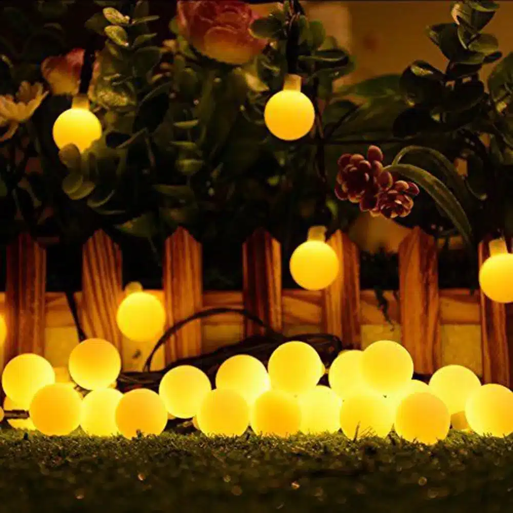 Multicolor 50Leds solar light series waterproof outdoor ball fairy string Holiday Xmas Garden Wedding Home decoration LED string 8