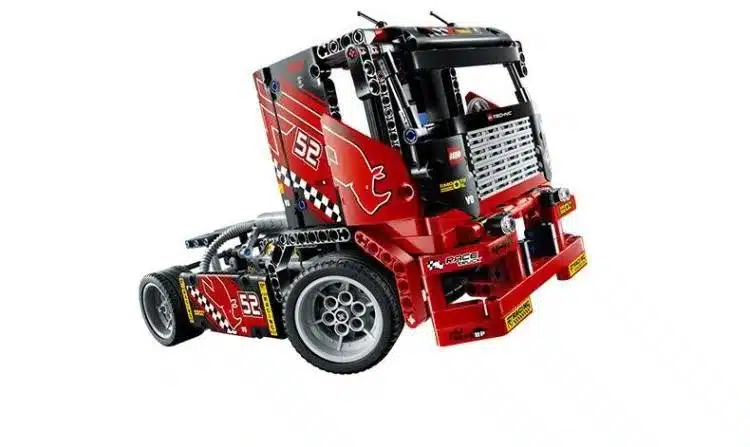608pcs Race Truck Car 2 In 1 Transformable Model Building Block Sets Decool 3360 DIY Toys Compatible With Legoe Technic 11