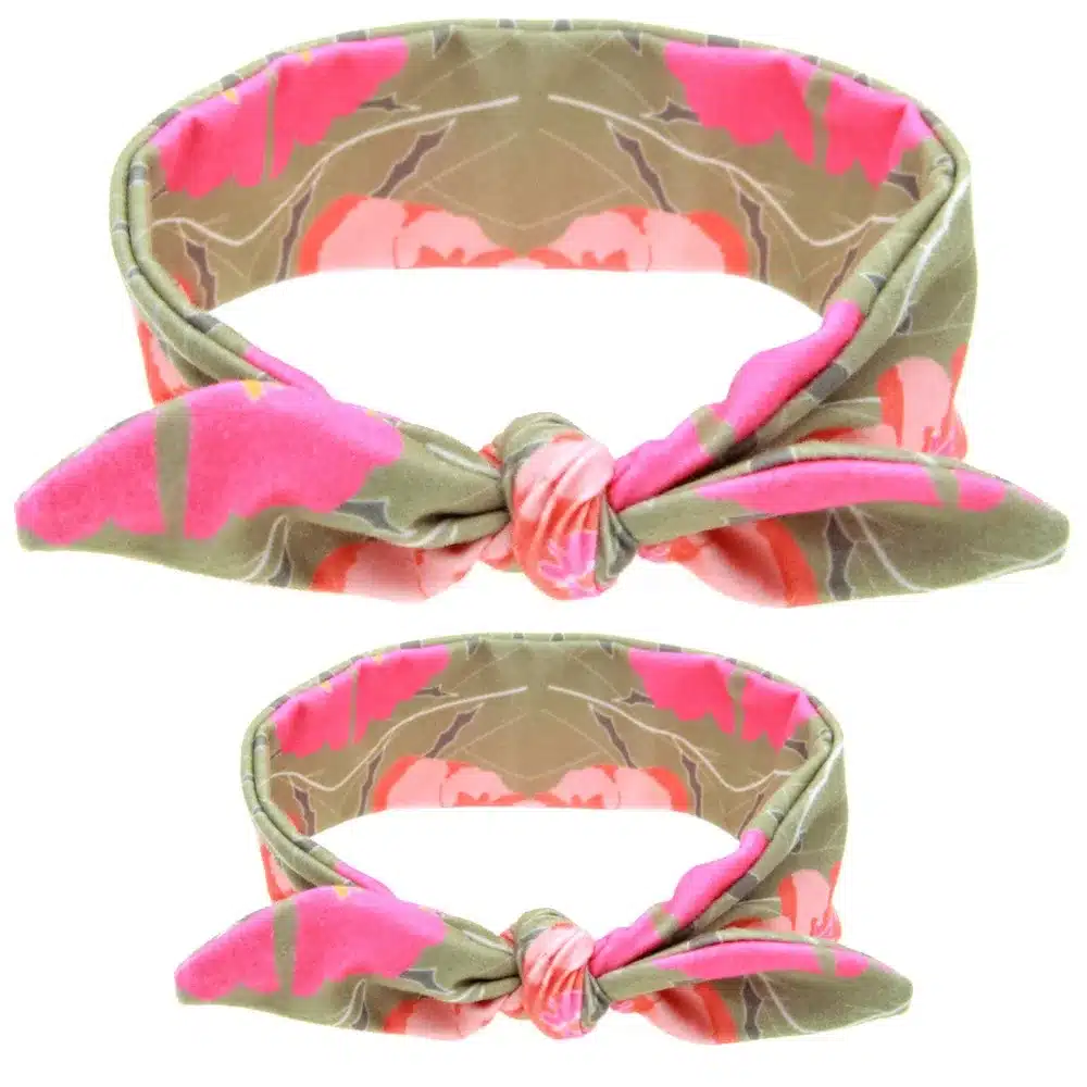 TWDVS Newborn and Mother Paternity Set Cross Knot Headband Kids Women Elastic Ring Hair Accessories Flower DIY Hair Band W222 16