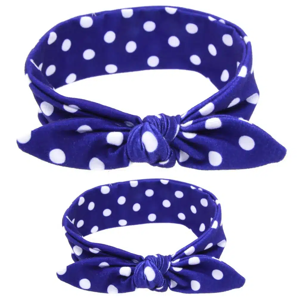 TWDVS Newborn and Mother Paternity Set Cross Knot Headband Kids Women Elastic Ring Hair Accessories Flower DIY Hair Band W222 18