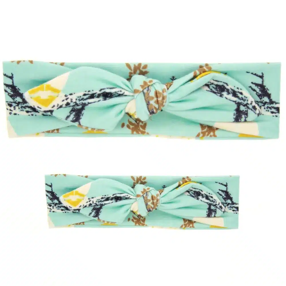 TWDVS Newborn and Mother Paternity Set Cross Knot Headband Kids Women Elastic Ring Hair Accessories Flower DIY Hair Band W222 22