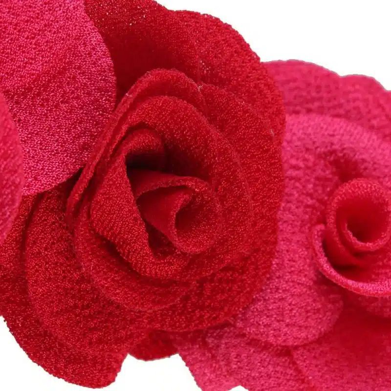 1 PC Cute Kids Flower Crown Headbands Newborn Party Roes Floral Tiara Headwear Kids Hair Bands Accessories 24