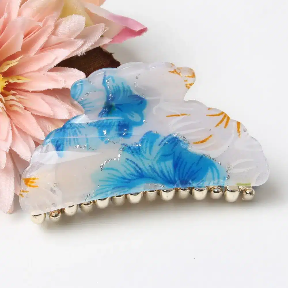 Medium Size Arcylic Hairpins Animal Flamingo Fruit Hair Claws Dot Crab Hair Clip For Women Girls Hair Accessories Hairclip 11