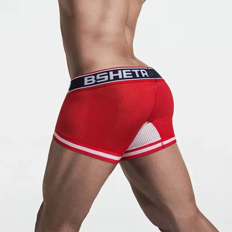 Super Hot Sexy Men Underwear Boxers New Mesh Boxer shorts Men Pants Trunks Underpants Cueca Bottom Cotton Male Panties 2018 21
