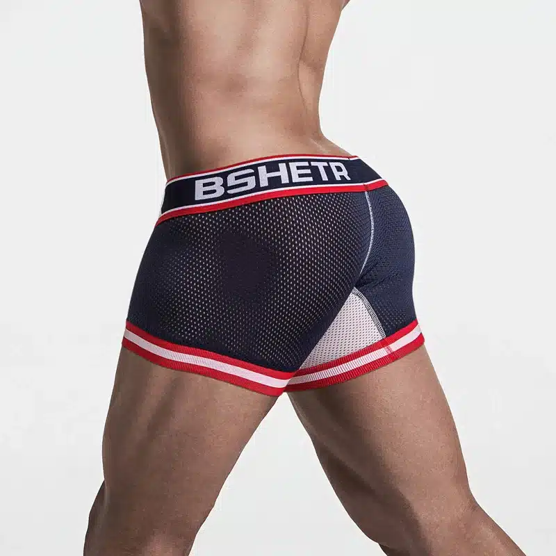 Super Hot Sexy Men Underwear Boxers New Mesh Boxer shorts Men Pants Trunks Underpants Cueca Bottom Cotton Male Panties 2018 27