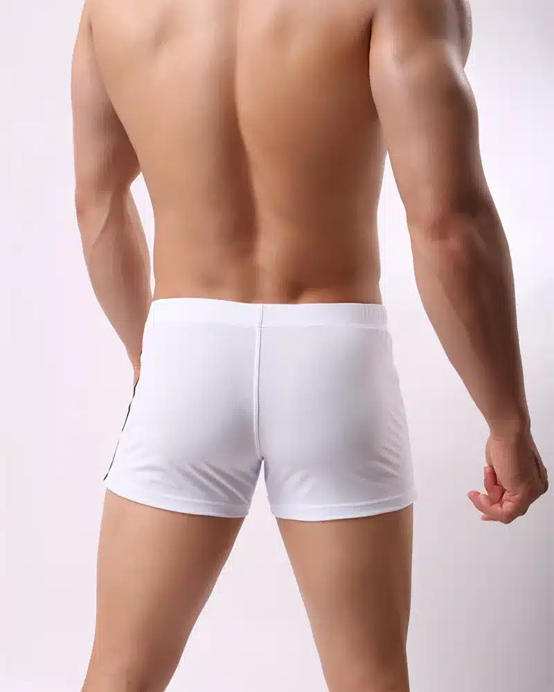 Brand Underwear Men Boxers Shorts Mesh Breathable Fabric Low-waist Sexy Mens Underwear Boxers Penis Pouch Casual Shorts 2018 New 5