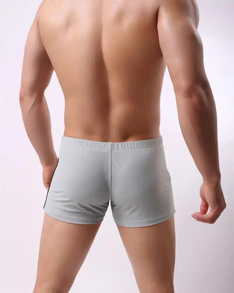 Brand Underwear Men Boxers Shorts Mesh Breathable Fabric Low-waist Sexy Mens Underwear Boxers Penis Pouch Casual Shorts 2018 New 9