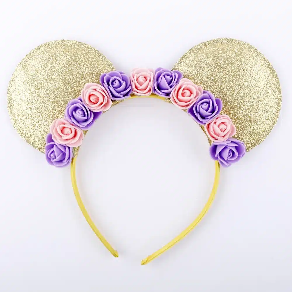 Cute mouse Ears Hair Bands Hoop rose flower Hairband Headbands Girls Hair Ornament Headdress Fashion Hair Accessories For Women 12