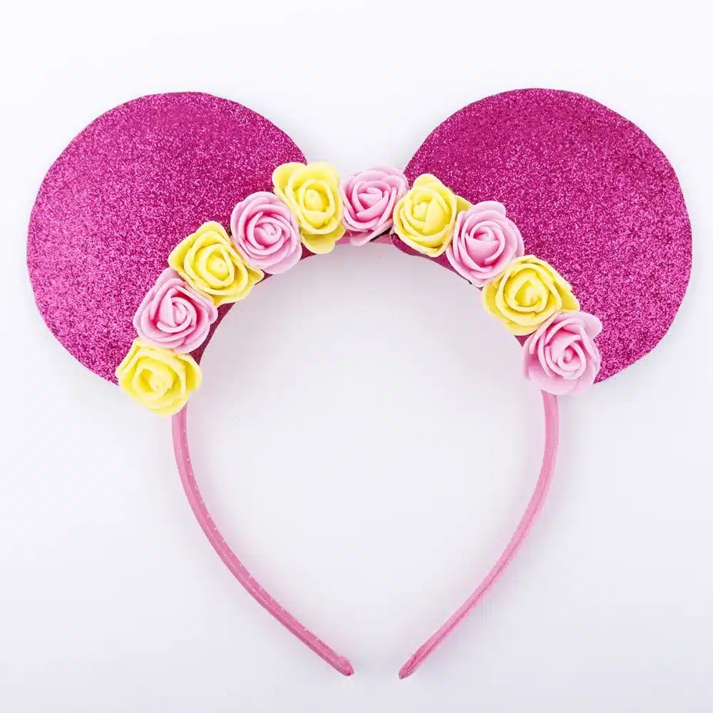 Cute mouse Ears Hair Bands Hoop rose flower Hairband Headbands Girls Hair Ornament Headdress Fashion Hair Accessories For Women 14