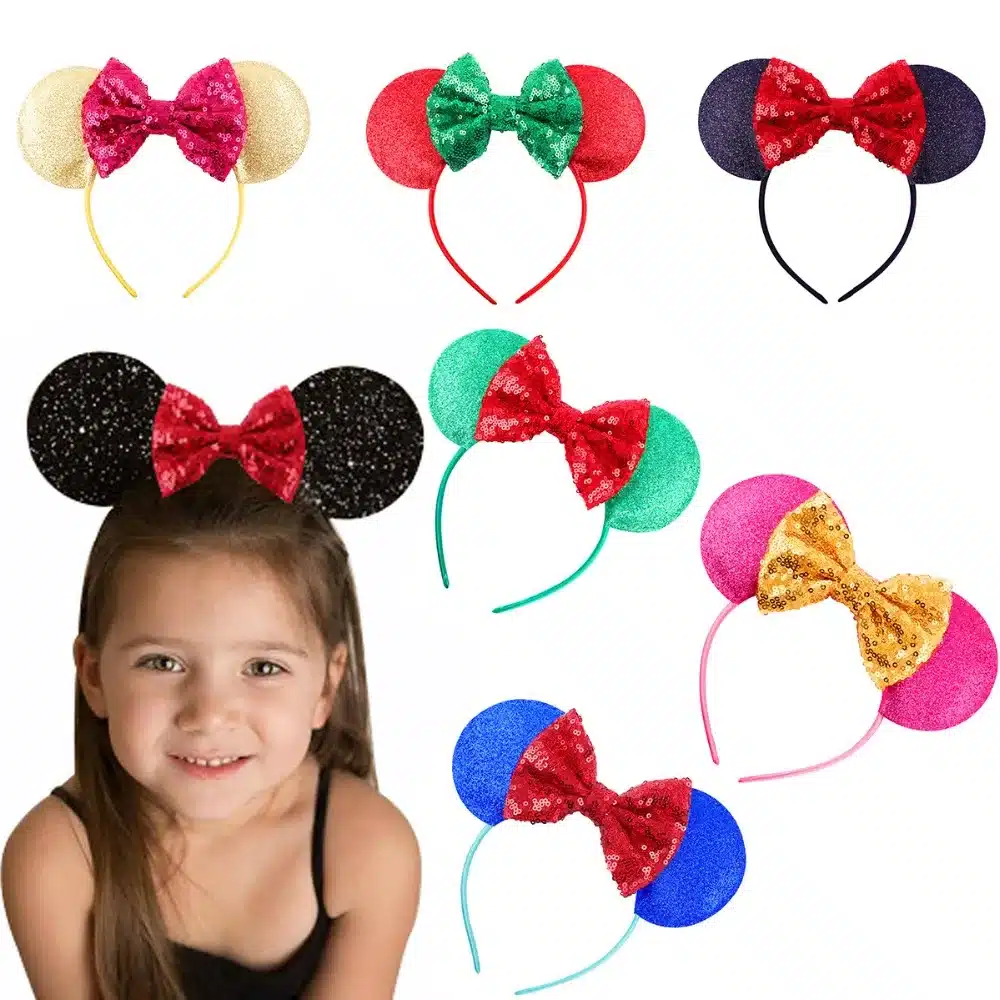 Cute mouse Ears Hair Bands Hoop rose flower Hairband Headbands Girls Hair Ornament Headdress Fashion Hair Accessories For Women 16