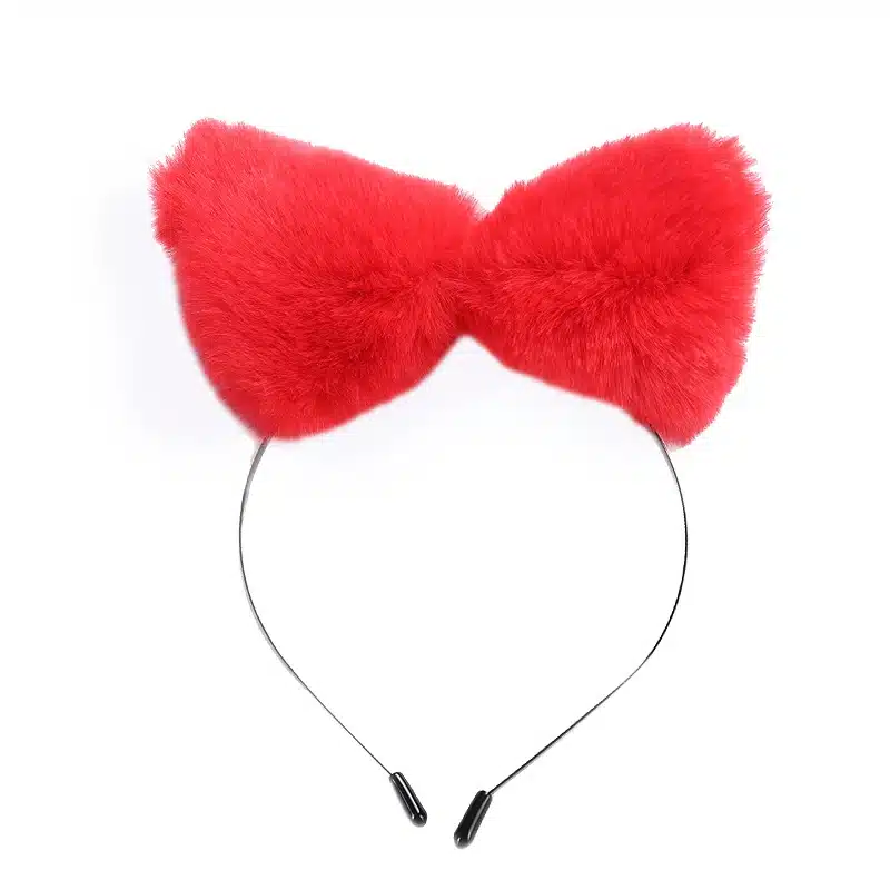 Cute Sale Women Fox Ear Headbands Fashion Adult Children Hair Accessories Sexy Plush Fox Cat Ears Hairbands 17