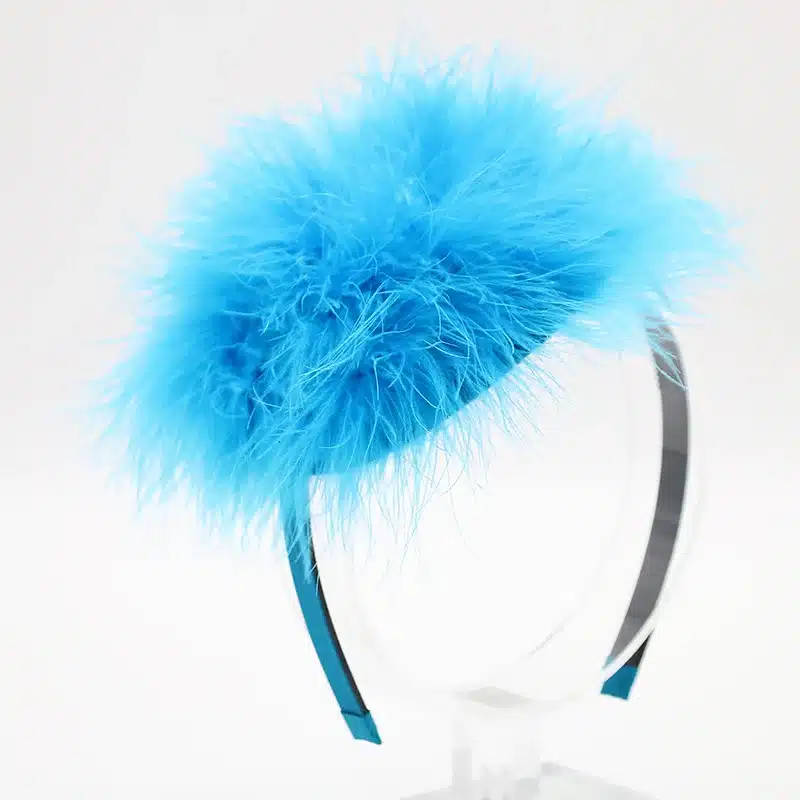Girls feather hairband 2018 NEW Wholesale colorful feather patch hairbands wedding hair accessories party bands colors assorted 17