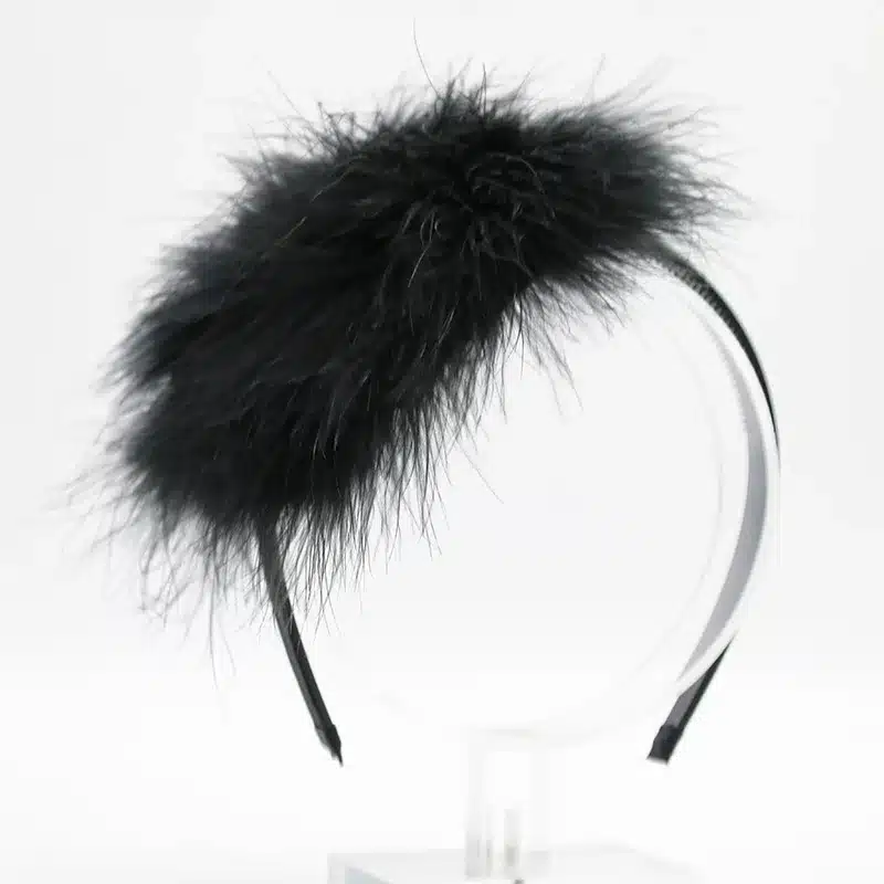 Girls feather hairband 2018 NEW Wholesale colorful feather patch hairbands wedding hair accessories party bands colors assorted 24
