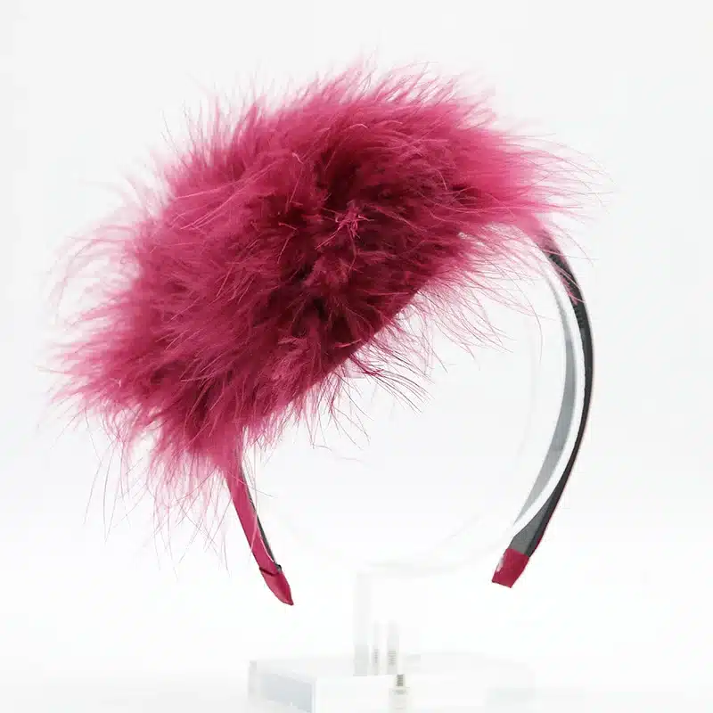 Girls feather hairband 2018 NEW Wholesale colorful feather patch hairbands wedding hair accessories party bands colors assorted 25