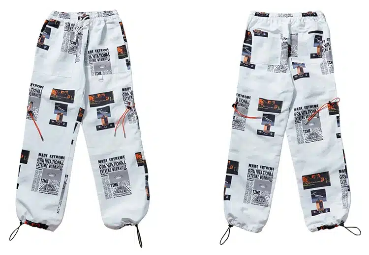 2018 Autumn Joggers Hip Hip Pant Star Print Men Harajuku Sweatpant Streetwear Fashion Casual Track Pants Sweat Trousers White 17
