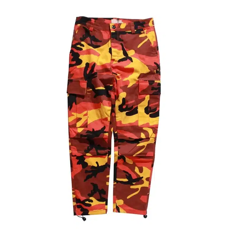 Camouflage Men's Cargo Pants Full Length 2017 Spring Multy Camo Hip Hop Pants Men Women Streetwear Toursers Men 8 Colors 6