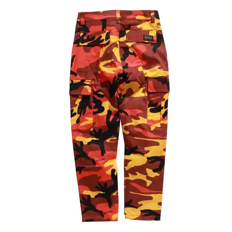 Camouflage Men's Cargo Pants Full Length 2017 Spring Multy Camo Hip Hop Pants Men Women Streetwear Toursers Men 8 Colors 8