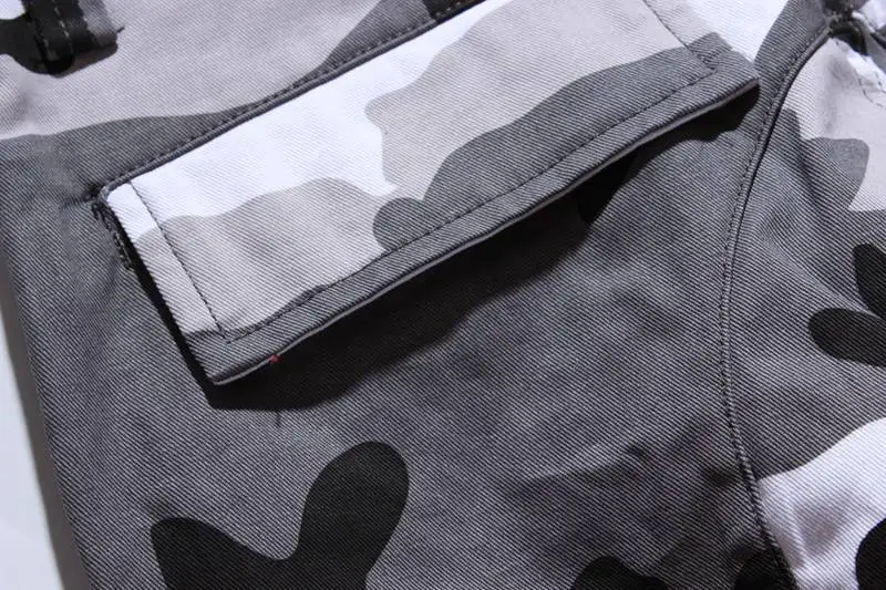 Camouflage Men's Cargo Pants Full Length 2017 Spring Multy Camo Hip Hop Pants Men Women Streetwear Toursers Men 8 Colors 35