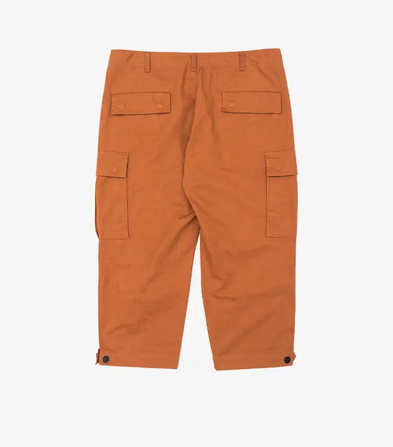 INFLATION Male Jogger Casual Plus Size Cotton Trousers Multi Pocket Military Style Army Green Orange Men's Cargo Pants 8403S 42