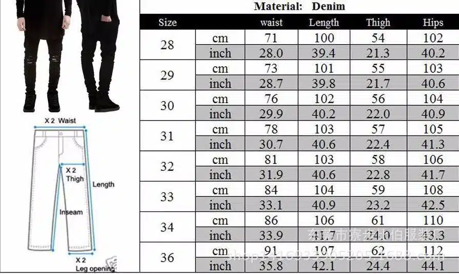 2017 New Black Ripped Jeans Men With Holes Denim Super Skinny Famous Designer Brand Slim Fit Jean Pants Scratched Biker Jeans 13