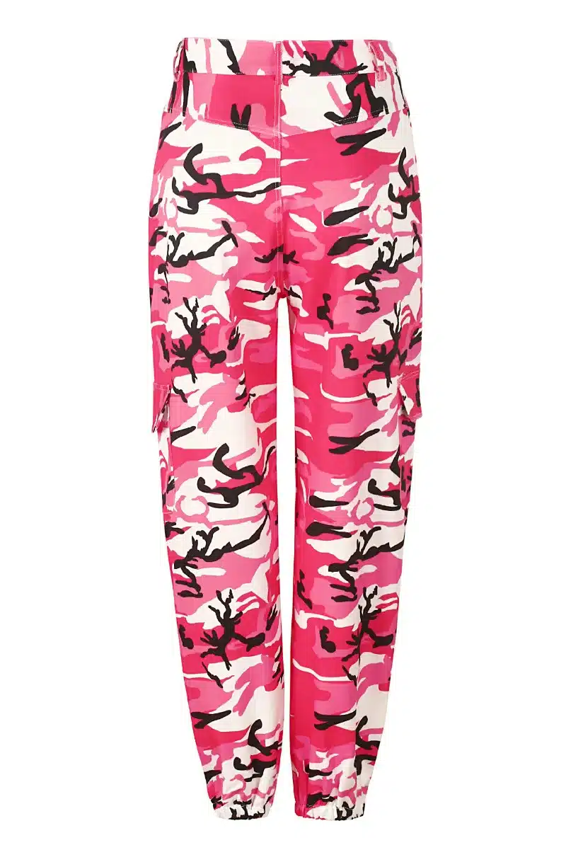 Women Spring Red Camouflage Pants Fashion Street Jean Trousers Pantalon Mujer Pencil Demin Military Pencil Pants 4