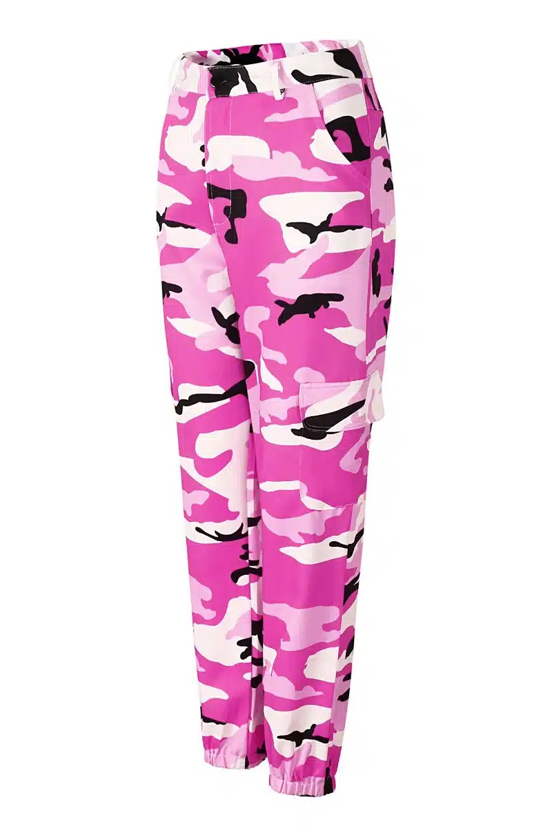 Women Spring Red Camouflage Pants Fashion Street Jean Trousers Pantalon Mujer Pencil Demin Military Pencil Pants 6
