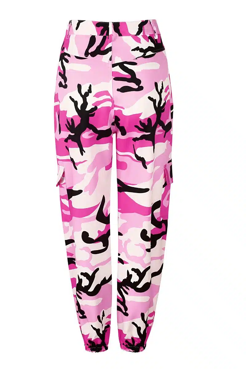 Women Spring Red Camouflage Pants Fashion Street Jean Trousers Pantalon Mujer Pencil Demin Military Pencil Pants 7